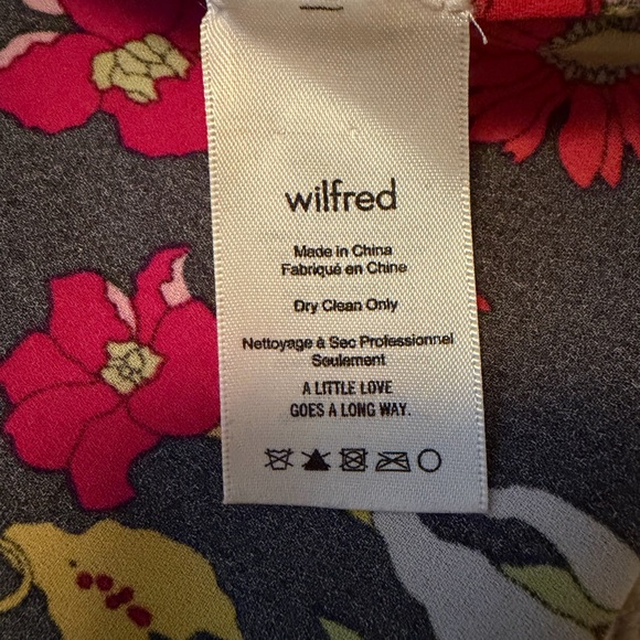 Wilfred Black and Red Floral Blouse - Picture 6 of 7